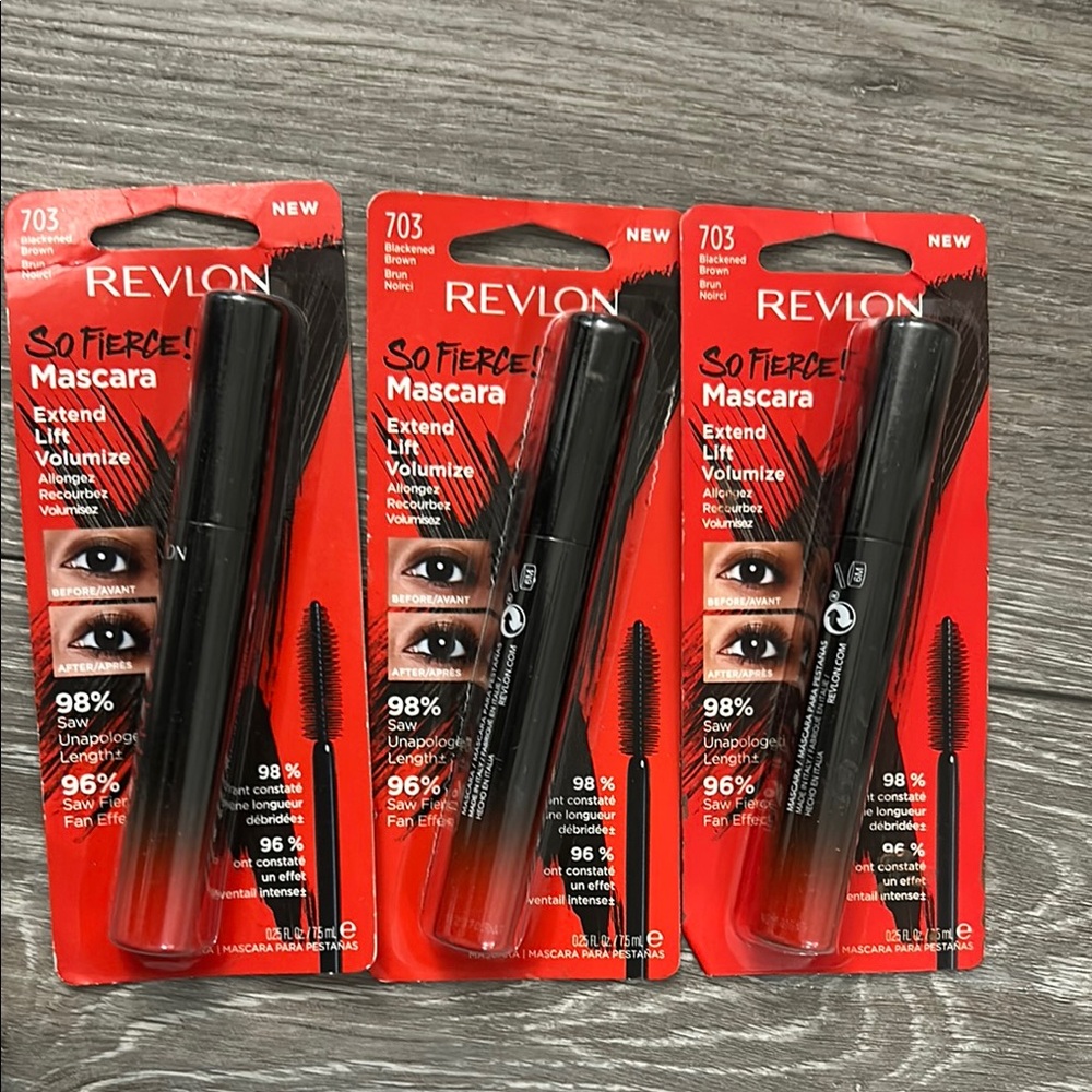 3x Revlon So Fierce Mascara - Blacked brown ( Firm price )